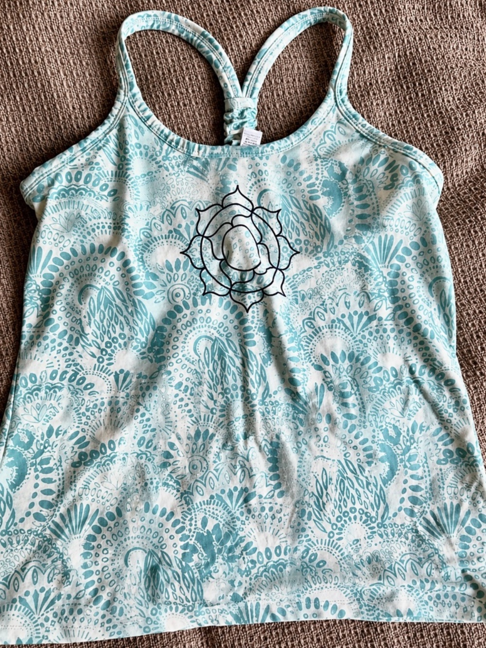 Athleta Pavitra Racerback shelf bra Top sz M